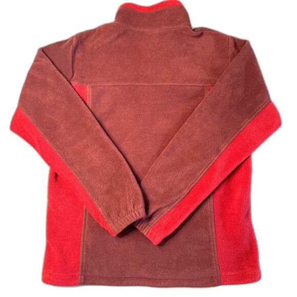 Columbia Ramshackle Fleece Jacket Men's Med Red Maroon Zipper Pockets‎ 2000s Y2K - Picture 2 of 13